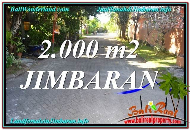 Affordable PROPERTY 2,000 m2 LAND FOR SALE IN Jimbaran Uluwatu  BALI TJJI115